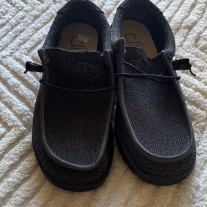 Hey Dude Men's Black Slip-On Loafers